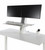 Humanscale QuickStand Large Platform Dual Monitor Mount with White with Gray Trim Finish Humanscale QuickStand Large Platform Dual Monitor Mount with White with Gray Trim Finish