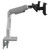M8.1 Dual Monitor Arm in silver with grey trim M8.1 Dual Monitor Arm in silver with grey trim