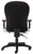 EuroTech  4x4 XL Center Tilt Task Chair in Black Fabric, Rear View EuroTech  4x4 XL Center Tilt Task Chair in Black Fabric, Rear View