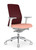 AMQ Jaku White Frame Task Chair, Merlot Mesh Back, White Frame and Polished Base, Optional 3-Way Arms, 3/4 Front View AMQ Jaku White Frame Task Chair, Merlot Mesh Back, White Frame and Polished Base, Optional 3-Way Arms, 3/4 Front View