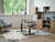 AMQ Siya White Frame Task Chair Shown with Cluvo Height Adjustable Desk AMQ Siya White Frame Task Chair Shown with Cluvo Height Adjustable Desk