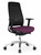 AMQ Siya Black Frame Task Chair, Black Frame and Base, Black Mesh Back, Optional 4-Way Arms, 3/4 Front View AMQ Siya Black Frame Task Chair, Black Frame and Base, Black Mesh Back, Optional 4-Way Arms, 3/4 Front View