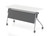 AMQ Concur Training Table with Platinum Frame Finish and Optional Modesty Panel AMQ Concur Training Table with Platinum Frame Finish and Optional Modesty Panel