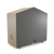 Nook Huddle Pod with custom oak laminate exterior and grey rear panels Nook Huddle Pod with custom oak laminate exterior and grey rear panels