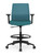 AMQ Zilo Black Frame Stool, Lagoon Mesh Back, Black Frame and Base with Footring, Optional 3-Way Arms, Front View AMQ Zilo Black Frame Stool, Lagoon Mesh Back, Black Frame and Base with Footring, Optional 3-Way Arms, Front View