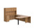Offices To Go SL-F Executive Bullet Desk Suite in Autumn Walnut Offices To Go SL-F Executive Bullet Desk Suite in Autumn Walnut