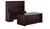 Offices To Go SL-I Executive Bow Front Desk Suite in American Mahogany Offices To Go SL-I Executive Bow Front Desk Suite in American Mahogany