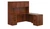 American Dark Cherry ADC, with Credenza on the Right Side