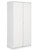 Concealed Pull 72" Metal Storage Cabinet, Designer White Concealed Pull 72" Metal Storage Cabinet, Designer White