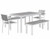 Eveleen Aluminum Frame Rectangular Table and chairs Eveleen Aluminum Frame Rectangular Table and chairs