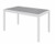 Eveleen Aluminum Frame Rectangular Table, Grey top and white frame Eveleen Aluminum Frame Rectangular Table, Grey top and white frame