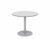 36" Eveleen Aluminum Cafe Height Bistro Table, grey top and silver base 36" Eveleen Aluminum Cafe Height Bistro Table, grey top and silver base