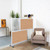 Loftwall 76"W Framewall Room Dividers, Walnut 53"H Oak Loftwall 76"W Framewall Room Dividers, Walnut 53"H Oak