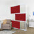 Loftwall 76"W Framewall Room Dividers, Maroon 78"H Loftwall 76"W Framewall Room Dividers, Maroon 78"H