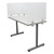 OBEX Cubicle and Desk Mount Acrylic Protection Screens, Frosted Acrylic