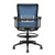 SitOnIt Novo Mesh Back Task Stool with Black Frame and Ocean Mesh, Sugar Navy Seat, showing Lumbar Accent in White