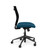 SitOnIt Wit Mid Back Armless Task Chair - Work From Home Series, Deep Sea seat fabric and Onyx Stripe mesh SitOnIt Wit Mid Back Armless Task Chair - Work From Home Series, Deep Sea seat fabric and Onyx Stripe mesh
