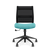 SitOnIt Wit Mid Back Armless Task Chair - Work From Home Series, Mainstream seat fabric and Onyx Stripe mesh SitOnIt Wit Mid Back Armless Task Chair - Work From Home Series, Mainstream seat fabric and Onyx Stripe mesh