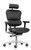 Eurotech Ergohuman Leather Seat and Back with Headrest, 3/4 Front View Eurotech Ergohuman Leather Seat and Back with Headrest, 3/4 Front View