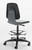 Cramer Citrus Med Tech Cleanroom Lab Stool with Anthracite Detail, 3/4 Front View Cramer Citrus Med Tech Cleanroom Lab Stool with Anthracite Detail, 3/4 Front View