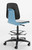 Cramer Citrus Med Tech Cleanroom Lab Stool with Sky Detail, 3/4 Rear View Cramer Citrus Med Tech Cleanroom Lab Stool with Sky Detail, 3/4 Rear View