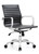 Office Chairs USA Ribbed Medium Back Management Conference, Black Office Chairs USA Ribbed Medium Back Management Conference, Black