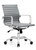 Office Chairs USA Ribbed Medium Back Management Conference, Grey Office Chairs USA Ribbed Medium Back Management Conference, Grey
