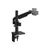 Humanscale M/Flex with M2 Monitor Arm, Black with Grey VESA Plate and Clamp Mount