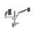 M/Flex with M2.1 Monitor Arm, Silver with Grey Trim M/Flex with M2.1 Monitor Arm, Silver with Grey Trim
