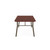 Lesro Mystic Coffee Table, Bronze Frame, Canton Cherry Laminate Top, Side View Lesro Mystic Coffee Table, Bronze Frame, Canton Cherry Laminate Top, Side View