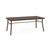Lesro Mystic Coffee Table, Bronze Frame, Riftwood Walnut Laminate Top, 3/4 Front View Lesro Mystic Coffee Table, Bronze Frame, Riftwood Walnut Laminate Top, 3/4 Front View