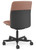 Humanscale Path Eco Tasker, Armless, Standard Black Frame and Base, FormSense Eco Knit™ in Terracotta