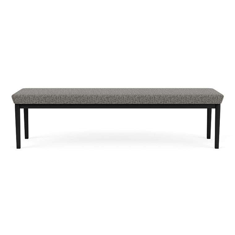 Amherst Steel 3 Seat Bench with Black Frame