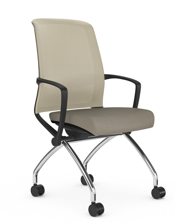 Nesting Conference Chairs with Casters | OfficeChairsUSA