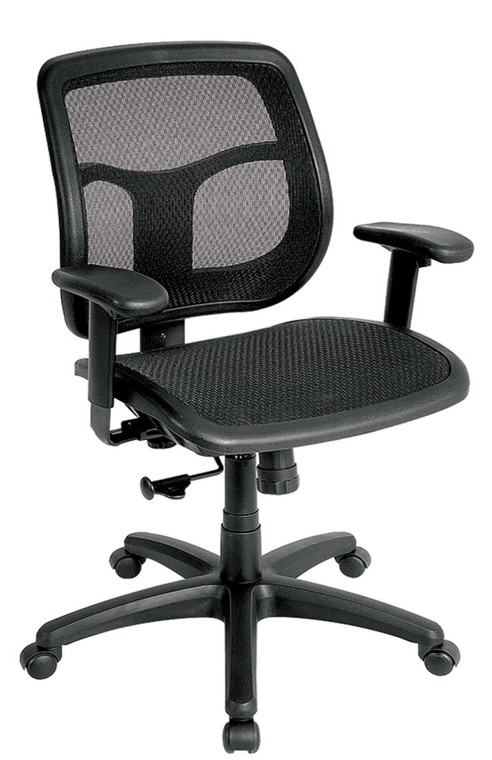 Eurotech Apollo All Mesh Task Chair, 3/4 Front View