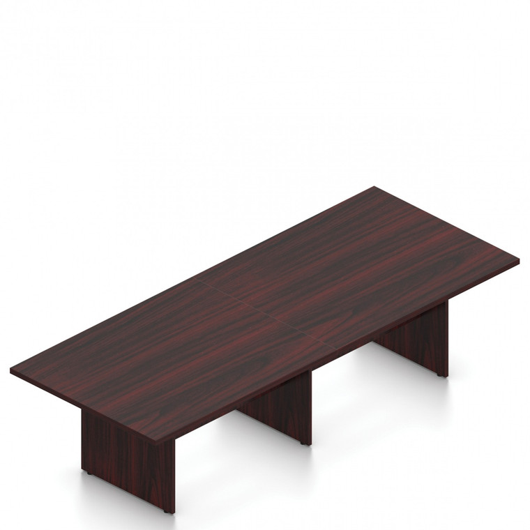 OTG Rectangular Laminate 10' Conference Table in American Mahogany