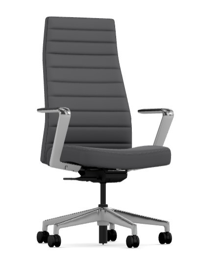  Cofi Executive High Back Polished Arms and Base