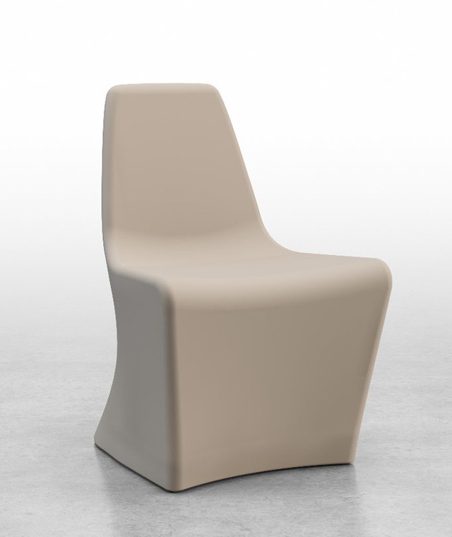 Stance Healthcare Dining Chair, Warm Sand Finish, 3/4 Front View