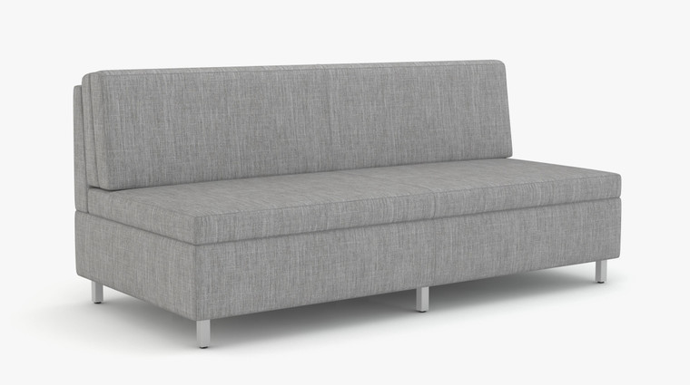Interwoven by Kimball Villa Armless Health Sleep Sofa, 3/4 Front View