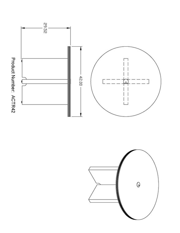 Mayline Aberdeen Laminate 42" Round Conference Table Dimensions