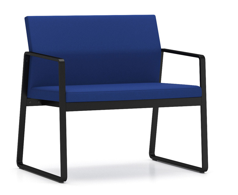 Gansett Bariatric Guest Chair with blackframe