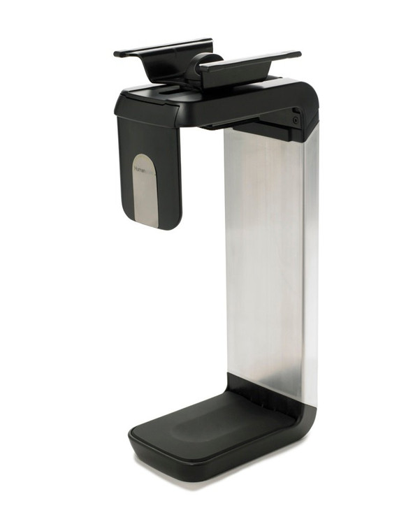 Humanscale CPU Holder (CPU600) with Black/ Brushed Aluminum
