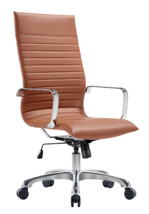 Woodstock Janis High Back, Saddle, 3/4 Front View