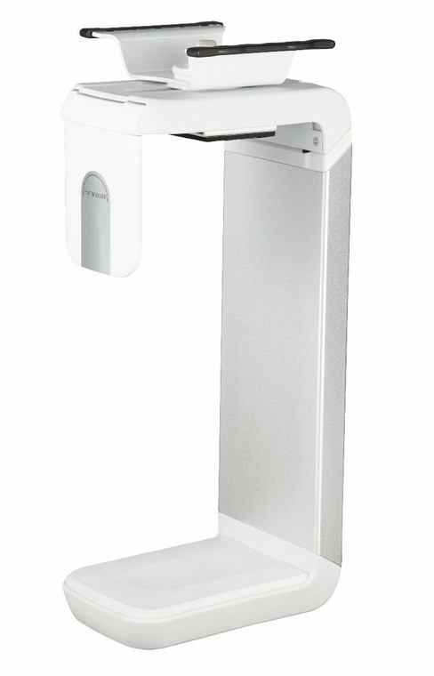 Humanscale CPU Holder (CPU200) : White with Brushed Aluminum Finish