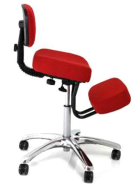 Jobri Jazzy Memory Foam Kneeling Chair in Red