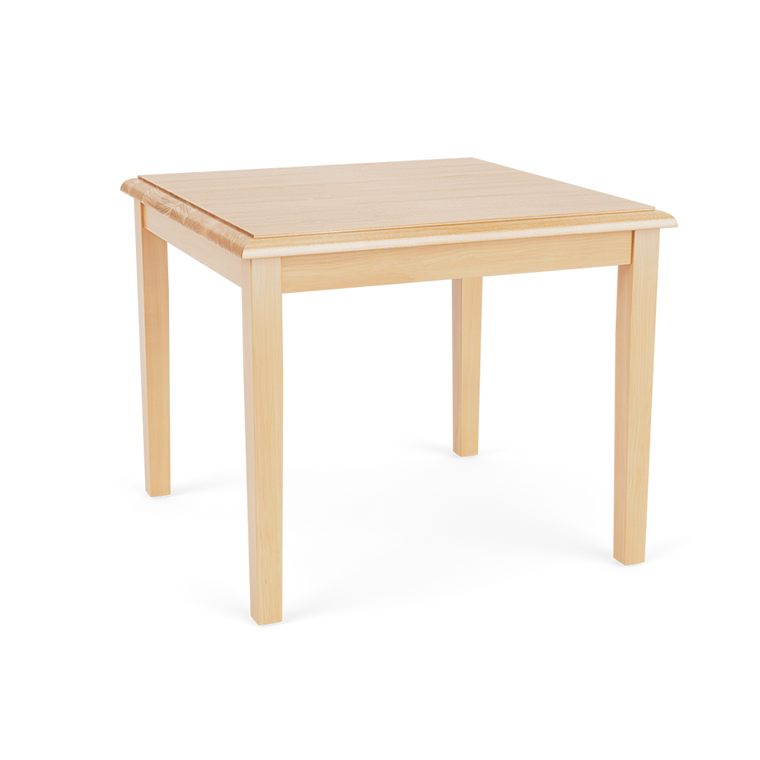 Lesro Lenox Wood Solid Hardwood Top Corner Table, Natural Wood Frame and Tabletop Finish, 3/4 Front View Lesro Lenox Wood Solid Hardwood Top Corner Table, Natural Wood Frame and Tabletop Finish, 3/4 Front View