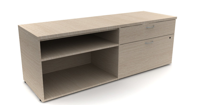 Hon Mod Low Credenza, Desert Oak Laminate Finish