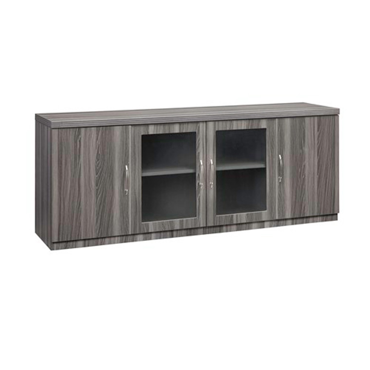Aberdeen Low Wall Cabinet, Grey Steel