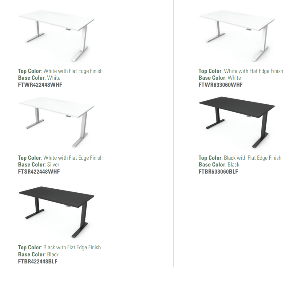 Humanscale Table Ajustable en Hauteur - Bureau Float