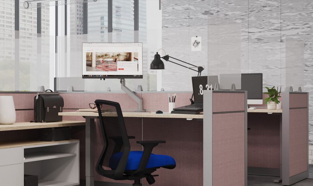 SpecialT Plexiglass ScrewIn Protection Screens for Worksurfaces and